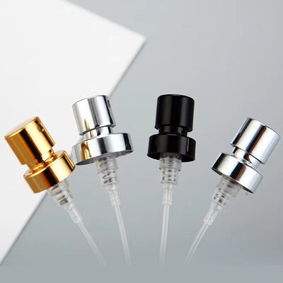 15/410  Perfume Pump 0.1ml Gold Silver Aluminum Crimp Pump