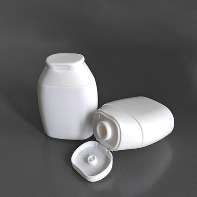 HDPE 40ml 60ml Plastic Bottle Flip Cover Food Grade Squeeze Bottle with Flip Top Cap
