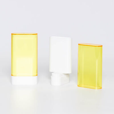 Accept Color Silk Printing Bottom Filling 20g Deodorant Balm Stick Bottle for Cosmetic Package