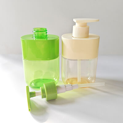 300ml Square Lotion  Bottle Custom Color Shoulder Sleeve Transparent Body Luxury Skincare Packaging