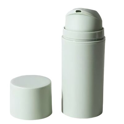 PP Material 30ml 50ml 100ml Crimp Pump Design Airless Pump Bottles Used for Skincare Package