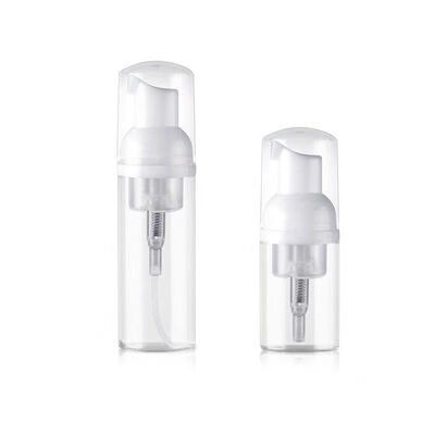 Full Set Cosmetic Foam Pump PET Bottle Refillable Facial Wash Foam Dispenser Multiple Capacity 50/75/100ml Customization