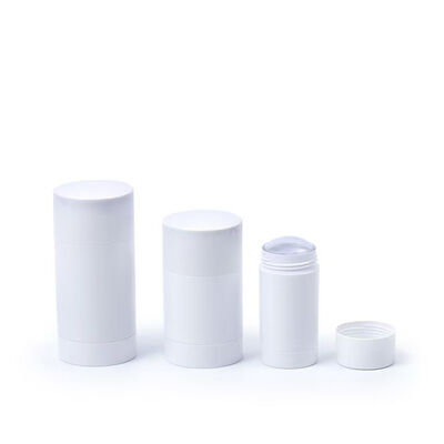 Cylindrical Shape 30g 50g 75g PP Deodorant Stick Bottle Used for Makeup Package