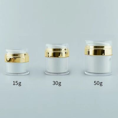 15/30/50/100ml Airless Press Cream Bottle Jar Customization Design Skin Care Cosmetic