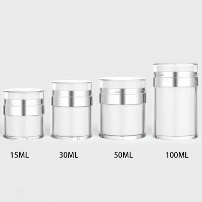 15/30/50/100ml Airless Press Cream Bottle Jar Customization Design Skin Care Cosmetic