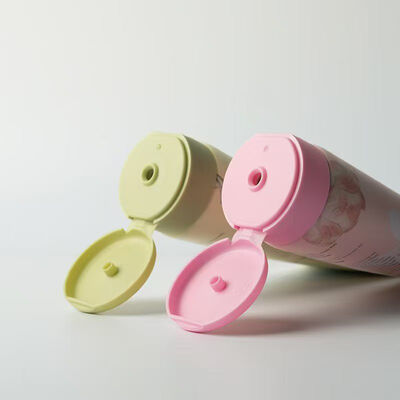 Flip Top Design 50mm Diameter Plastic Cream Tube Used for Skincare Cosmetic Package