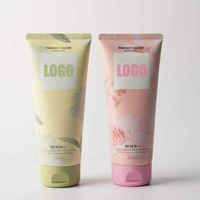 Flip Top Design 50mm Diameter Plastic Cream Tube Used for Skincare Cosmetic Package