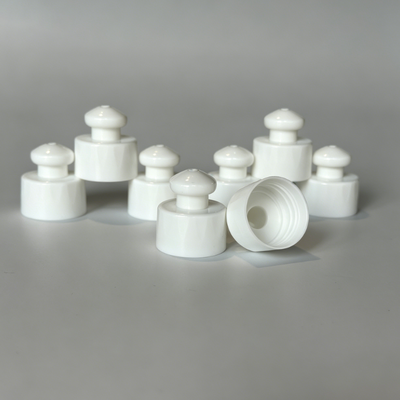 28mm Push Pull Plastic Sports Cap for Bottle Dispensing Caps for Bottle Plastic Screw Cap