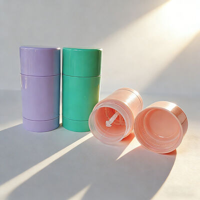 Cylincrical Shape 30/50/75/100g Empty Deodorant Balm Stick Accept Various Colors Printing