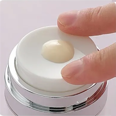 Airless Cream Jar 15g 30g 50g 100g Silver Electroplated Ring Clear Acrylic Outer Cosmetic Airless Pump Bottle Refillable Empty Face Cream Lotion Container For Skincare Moisturizer