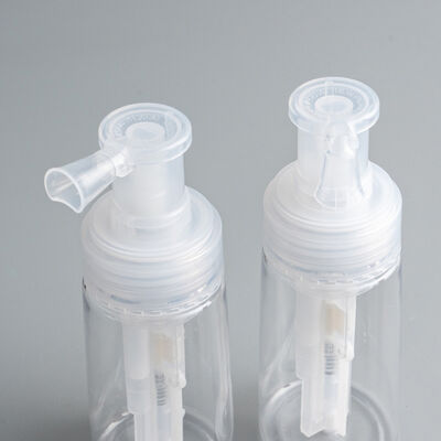 35gr Clear Transparent Powder Spray Bottle Empty Plastic Press Powder Pump Dispenser for Hair Dry Cleaning