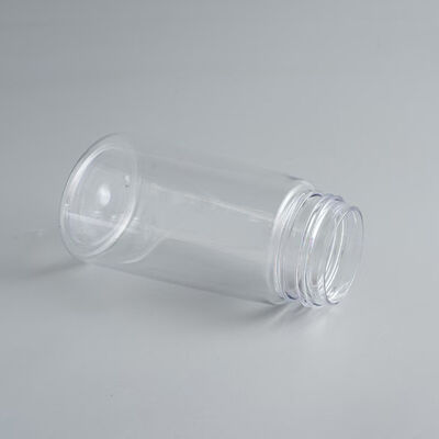 35gr Clear Transparent Powder Spray Bottle Empty Plastic Press Powder Pump Dispenser for Hair Dry Cleaning