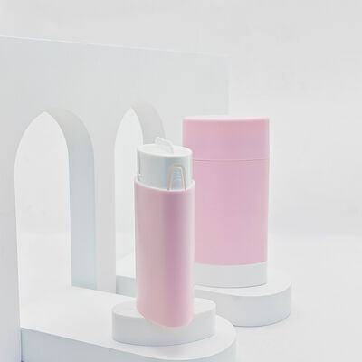 40g Flat Oblong Top Fill Deodorant Stick Container PP Plastic Top loading Replaceable