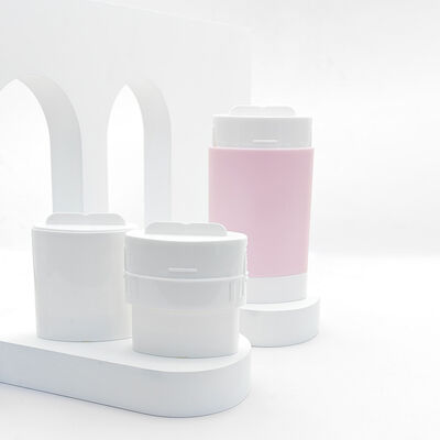 40g Flat Oblong Top Fill Deodorant Stick Container PP Plastic Top loading Replaceable