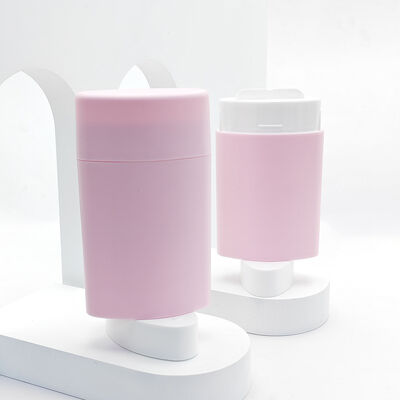 40g Flat Oblong Top Fill Deodorant Stick Container PP Plastic Top loading Replaceable