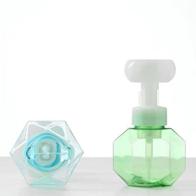 Plastic Flower Shape Foam Pump Petal Nozzle Foaming Dispenser Pump Head For Hand Soap Cosmetic Bottle Replacement