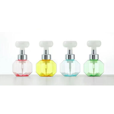 Plastic Flower Shape Foam Pump Petal Nozzle Foaming Dispenser Pump Head For Hand Soap Cosmetic Bottle Replacement