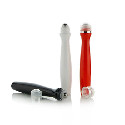 Custom Color 10ml 15ml Streamlined Waist Curve Roll-on Bottle Cosmetic Packaging Container for Skincare Essential Oil Cooling Liquid