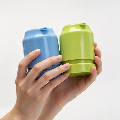 Rotary Lock Airless Bottle, Glossy Colorful Plastic Rotating Switch Airless Pump Bottle for Skincare