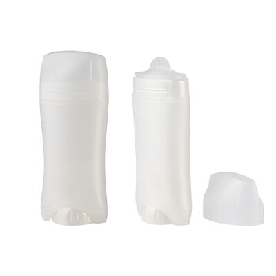 75g Twist up Deodorant Stick Tube Empty Oval Plastic Antiperspirant Deodorant Container Cosmetic Packaging