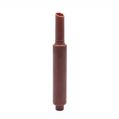 Oblique Tip Push Lipstick Tube 2.4g Glossy Plastic Empty Angled Lip Balm Container Cosmetic Lip Packaging