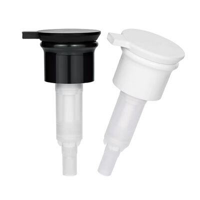 24mm 28mm 33mm Wide Base Round Plastic Press Dispenser Pump Skincare Body Cream Bottle
