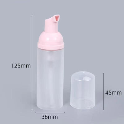50ml Black 32mm Foam Pump Bottle Set Foaming Soap Dispenser for Body Wash and Facial Cleanser