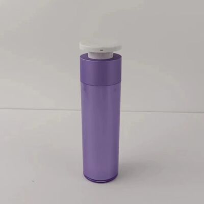 Purple Acrylic Airless Pump Bottle and Wheat Straw Airless Bottle for Luxury Skincare Packaging