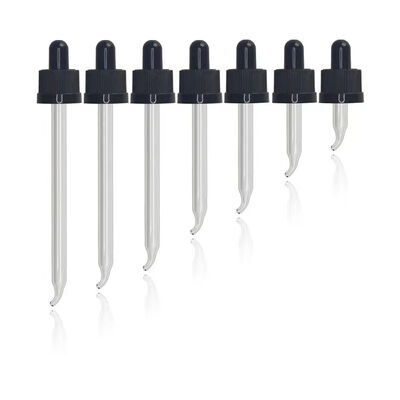 18/415 Glass Dropper Pipette Plastic Dropper Cap for Essential Oil Serum Cosmetic Bottles