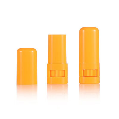 Twist Up Solid Perfume Stick Tube Plastic 16mm Screen Printing for Lip Balm Deodorant Blush Cosmetic Packaging