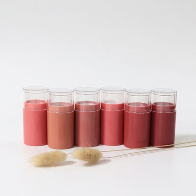 10g Plastic Sunscreen Solid Blush Deodorant Antiperspirant Stick Rotary Cream Bottle Silk Screen Frosted