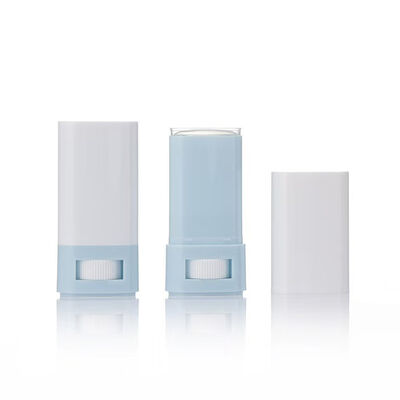 15g PP PS Twist-Up Stick Container Solid Balm Deodorant Cosmetic Packaging Square UV Printing