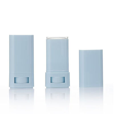 15g PP PS Twist-Up Stick Container Solid Balm Deodorant Cosmetic Packaging Square UV Printing