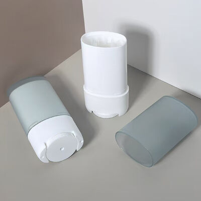 15g Plastic Empty Sunscreen Stick Bottom Rotatable Antiperspirant Tube Deodorant Packaging Round UV Printing