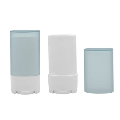 15g Plastic Empty Sunscreen Stick Bottom Rotatable Antiperspirant Tube Deodorant Packaging Round UV Printing