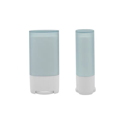 15g Plastic Empty Sunscreen Stick Bottom Rotatable Antiperspirant Tube Deodorant Packaging Round UV Printing