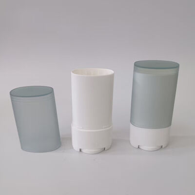 15g Plastic Empty Sunscreen Stick Bottom Rotatable Antiperspirant Tube Deodorant Packaging Round UV Printing