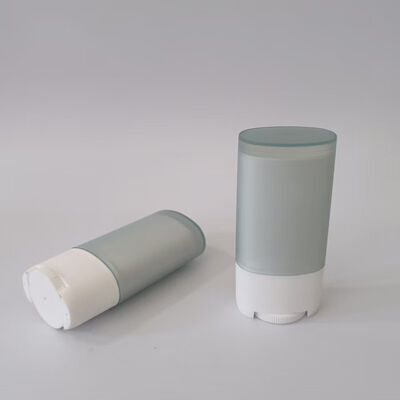 15g Plastic Empty Sunscreen Stick Bottom Rotatable Antiperspirant Tube Deodorant Packaging Round UV Printing