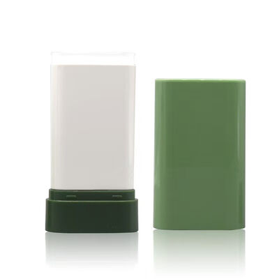 20g PP Antiperspirant Stick Fragrance Tube Twist Up Roll On Deodorant Stick Container Round Screw Cap