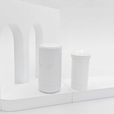 50ml Refillable Plastic Deodorant Stick Tube Roll On Round PCR Cosmetic Packaging Custom Color