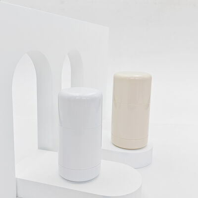 50ml Refillable Plastic Deodorant Stick Tube Roll On Round PCR Cosmetic Packaging Custom Color