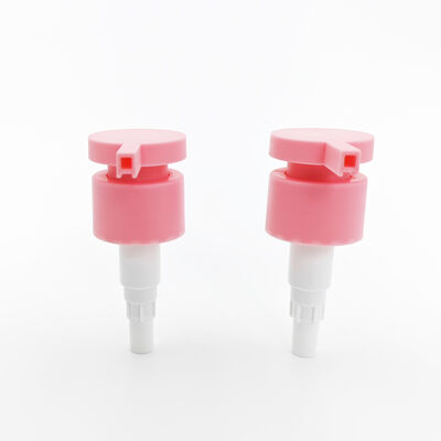 24mm 28mm PP Lotion Pump 2cc Matte Ribbed Outer Spring Cosmetic Dispenser Custom Color