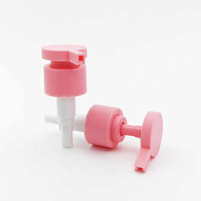 24mm 28mm PP Lotion Pump 2cc Matte Ribbed Outer Spring Cosmetic Dispenser Custom Color