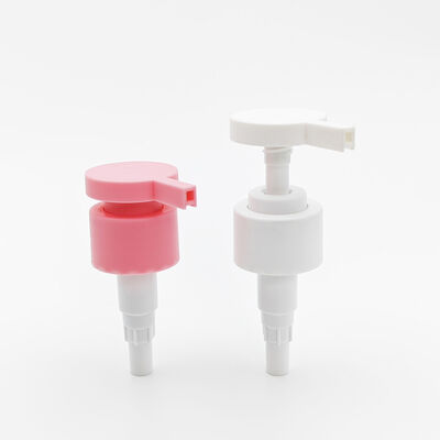 24mm 28mm PP Lotion Pump 2cc Matte Ribbed Outer Spring Cosmetic Dispenser Custom Color