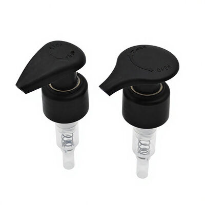 24/410 28/410 PP Lotion Pump Head Left Right Ribbed Non Spill Cream Dispenser Custom Color