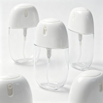 30ml 50ml Mini Portable PETG Spray Bottle Press Cap Travel Perfume Skincare Packaging
