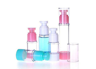 Variety Colors Airless Lotion Bottles Pink Blue White Cosmetic Pump Bottles