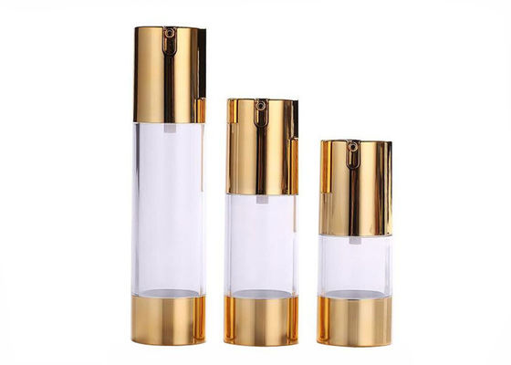 15ml 30ml 50ml Plastic Airless Pump Vacuum Cosmetic Bottle Leakproof Controlled Dispensing Cream Lotion Packaging