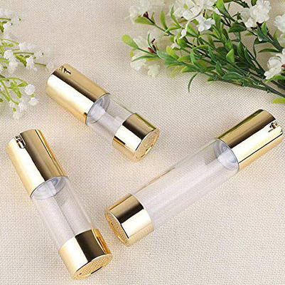 15ml 30ml 50ml Plastic Airless Pump Vacuum Cosmetic Bottle Leakproof Controlled Dispensing Cream Lotion Packaging