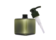 Square Green Cosmetic PETG Bottle Heat Resistant Long Lifespan